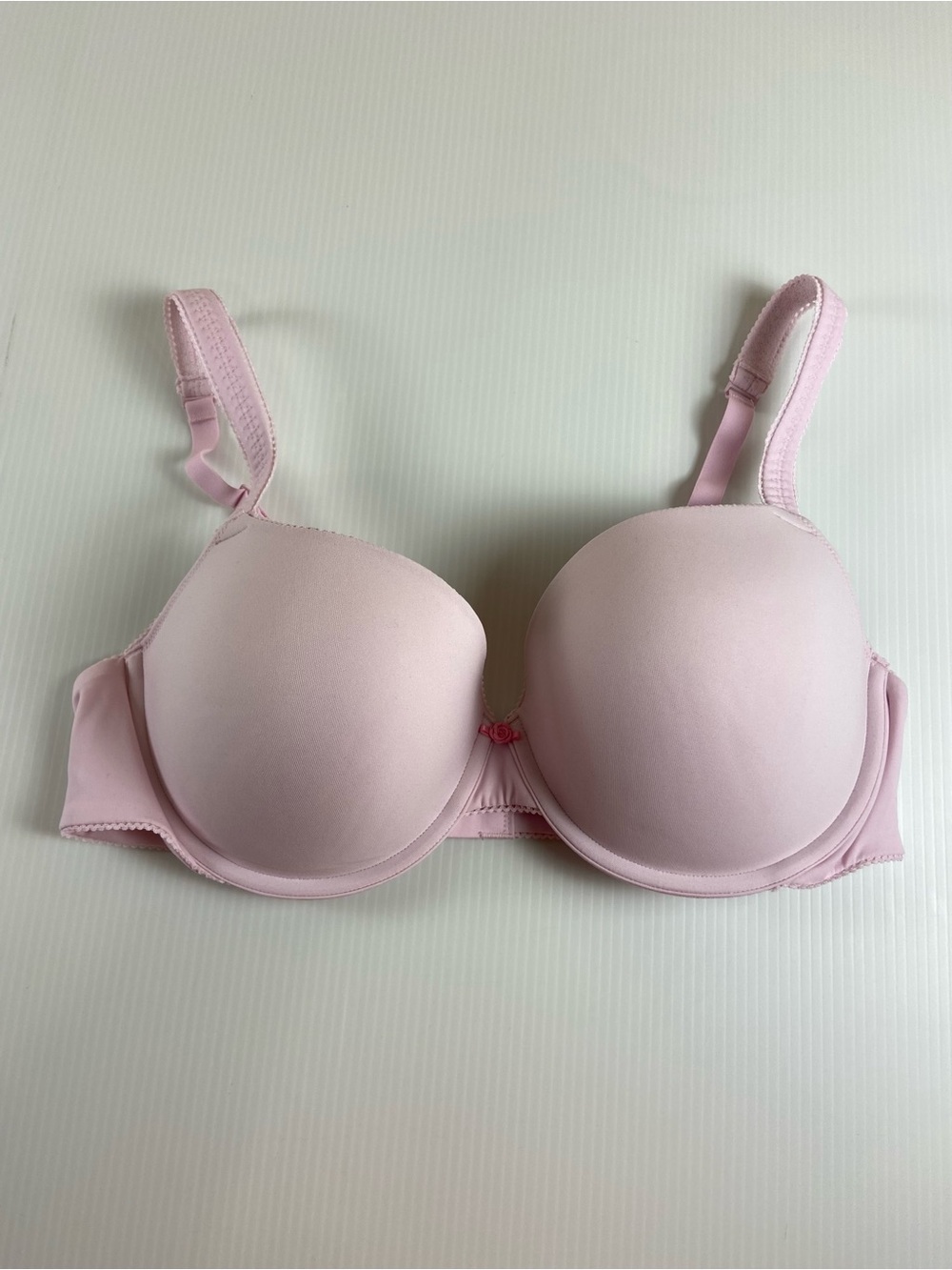 SKIMS Fits Everybody Picot Push Up Bra 40B Cherry Blossom NWT